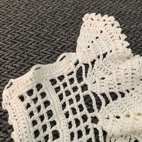 Vintage 1990’s Hand Crafted Crocheted Neck Collar - Picture 9 of 9